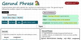 Gerund Phrase with Examples